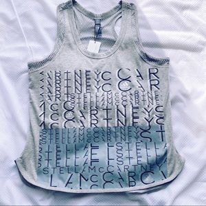 Adidas by Stella McCartney Grey Logo Tank NWT